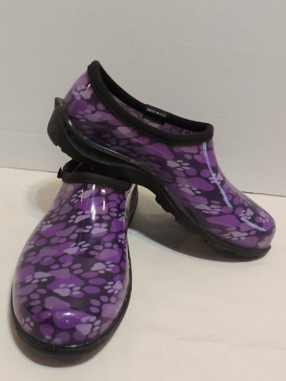 Sloggers Shoes Woman 9 Purple Black Beach Pool Vacation Travel Outdoors Shoes